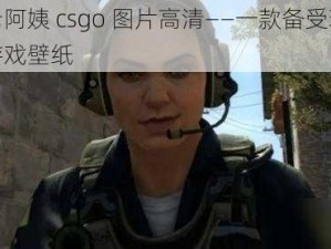 暴躁老阿姨 csgo 图片高清——一款备受玩家喜爱的游戏壁纸