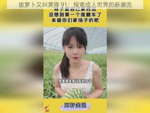 拔萝卜又叫黄降 91：探索成人世界的新潮流