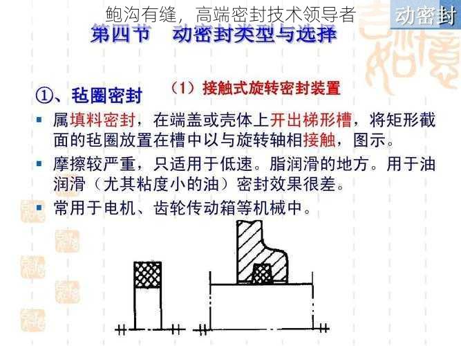 鲍沟有缝，高端密封技术领导者