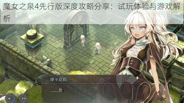 魔女之泉4先行版深度攻略分享：试玩体验与游戏解析