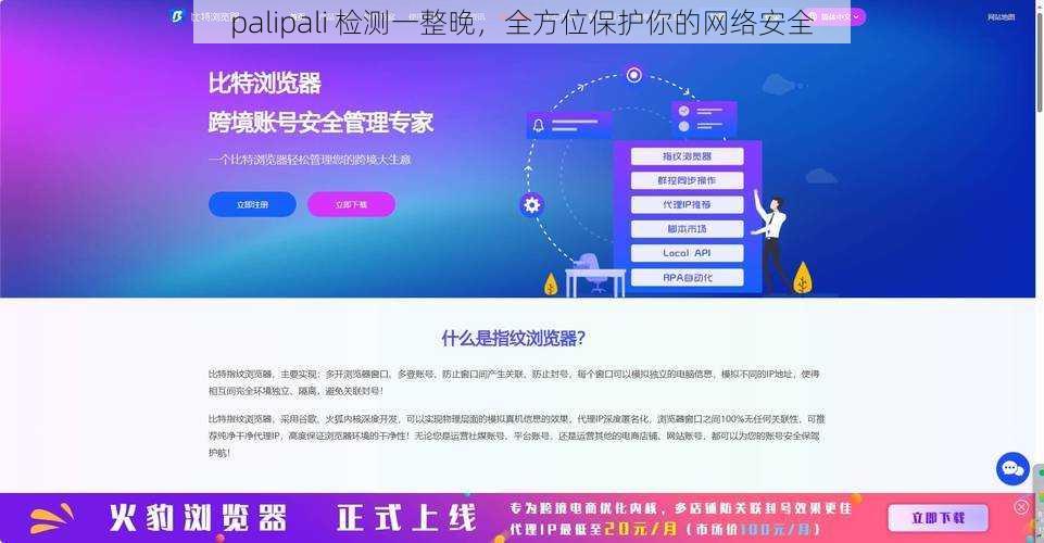 palipali 检测一整晚，全方位保护你的网络安全