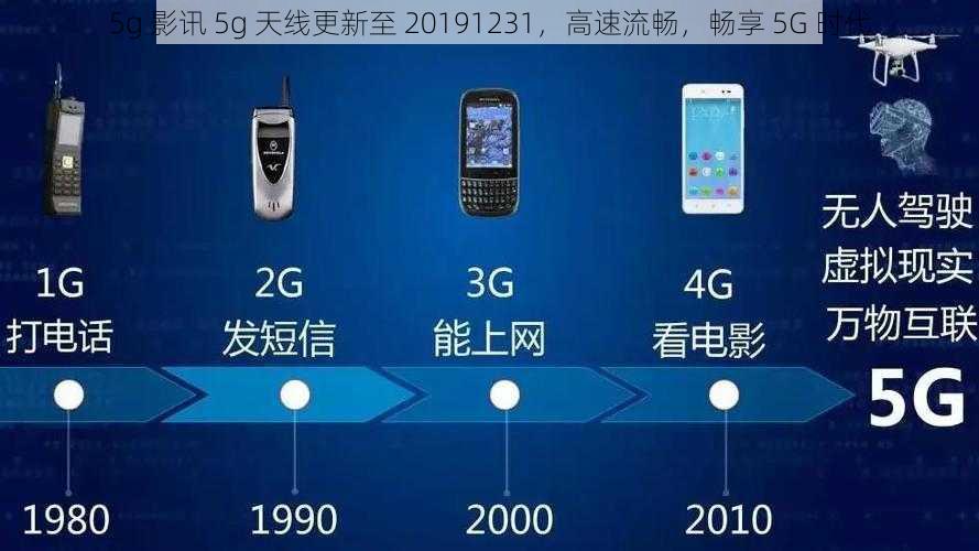 5g 影讯 5g 天线更新至 20191231，高速流畅，畅享 5G 时代