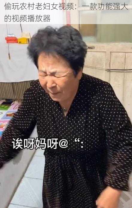 偷玩农村老妇女视频：一款功能强大的视频播放器