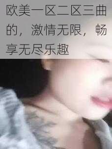 欧美一区二区三曲的，激情无限，畅享无尽乐趣