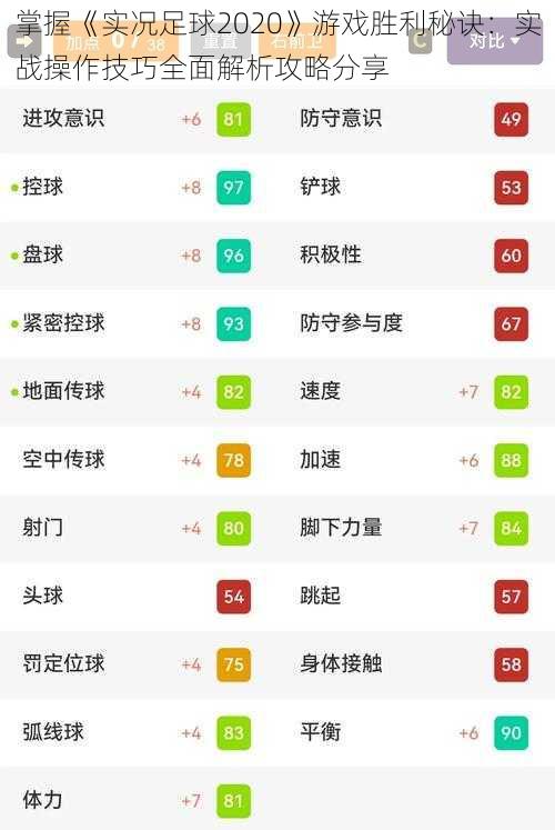 掌握《实况足球2020》游戏胜利秘诀：实战操作技巧全面解析攻略分享