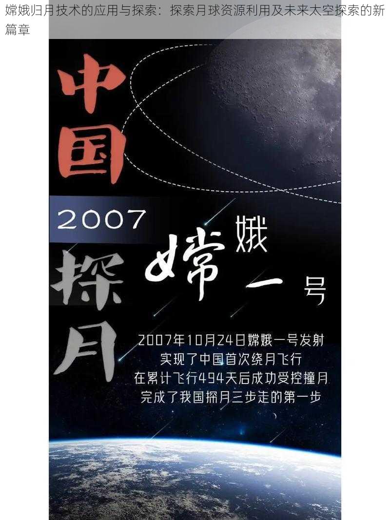 嫦娥归月技术的应用与探索：探索月球资源利用及未来太空探索的新篇章