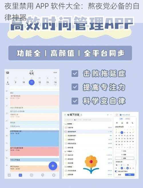 夜里禁用 APP 软件大全：熬夜党必备的自律神器