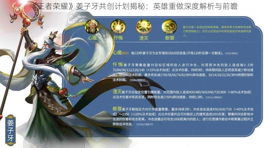 《王者荣耀》姜子牙共创计划揭秘：英雄重做深度解析与前瞻