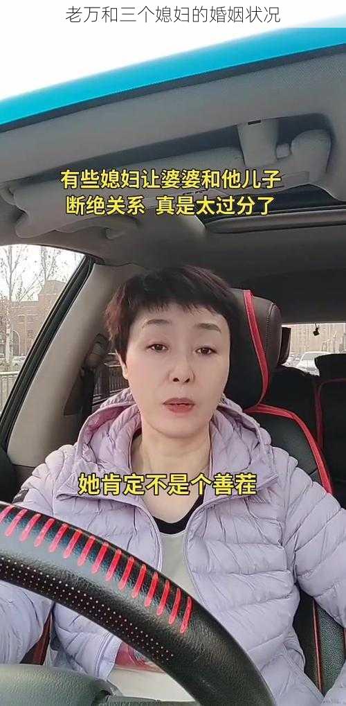 老万和三个媳妇的婚姻状况