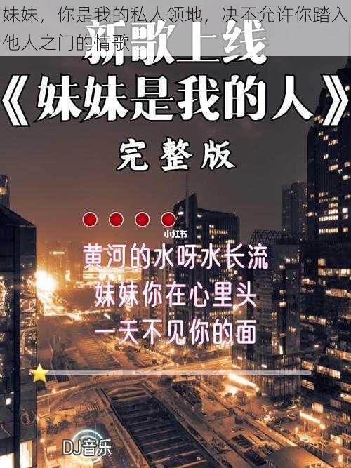 妹妹，你是我的私人领地，决不允许你踏入他人之门的情歌