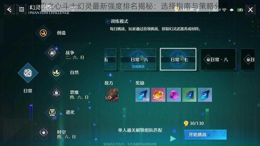 诺亚之心斗士幻灵最新强度排名揭秘：选择指南与策略分析